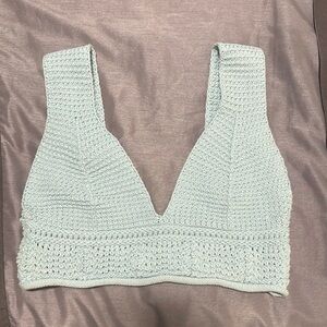 Crochet Knit Bralette Top